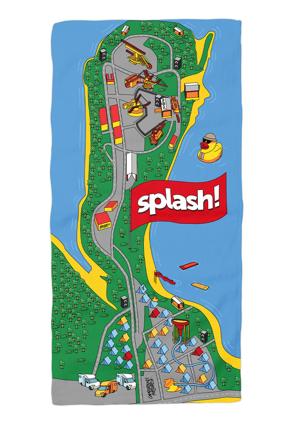 Splash! Festival - Festival Ground - Towel | Neutral-Image
