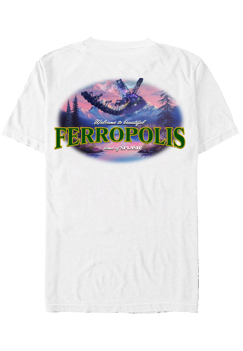 Splash! Festival - Welcome Bagger White - T-Shirt | Neutral-Image